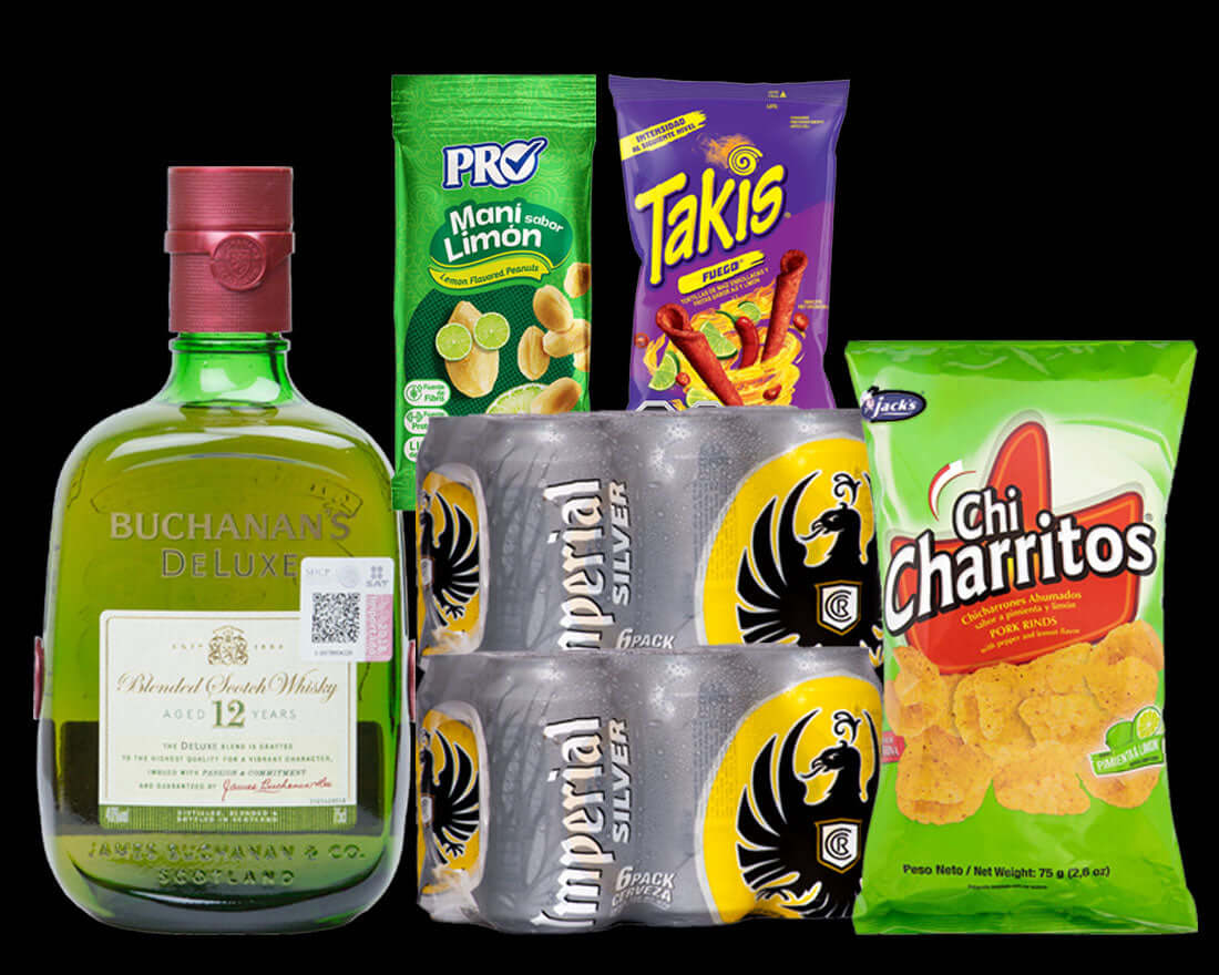 Party Pack 2 - Whiskey, Imperial Beer + 3 Snacks