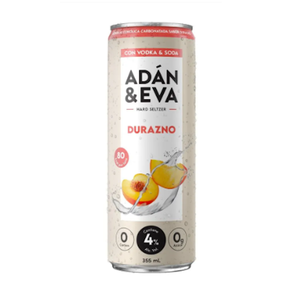 Adan Y Eva Durazno Hard Seltzer 355 Ml