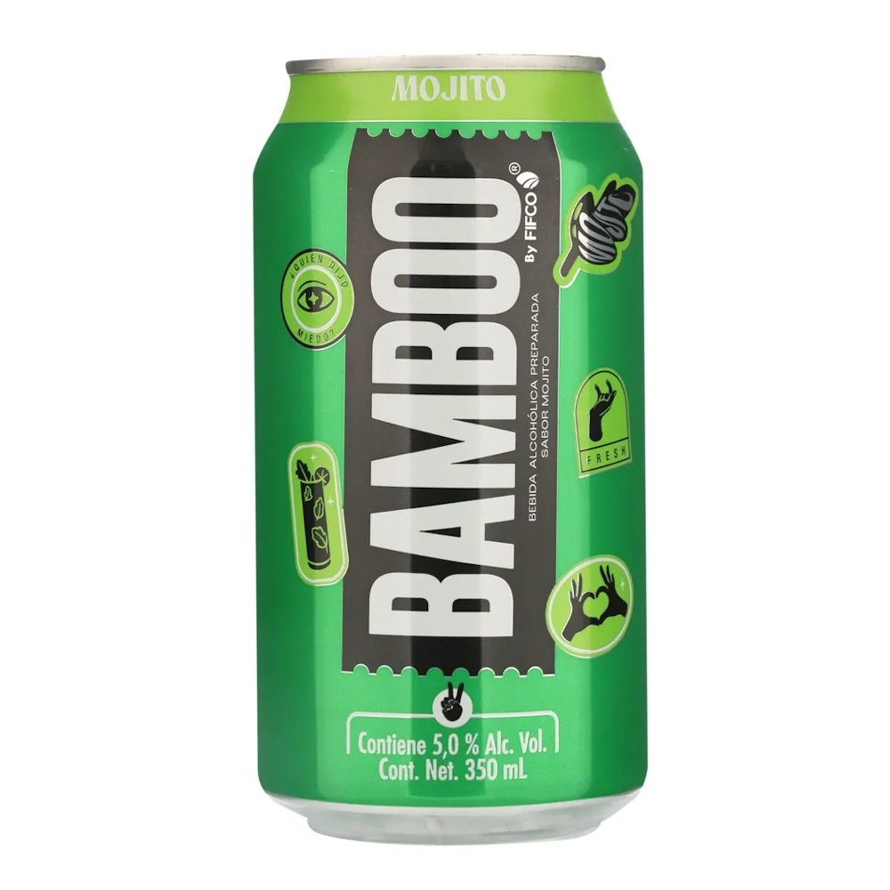 Bamboo Mojito 350 Ml - Refreshing Cocktail from Costa Rica