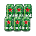 Heineken Beer Can 6 Pack 330Ml
