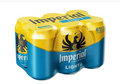 Imperial Light Cerveza Lata 6 Pack 355Ml