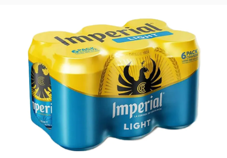 Imperial Light Cerveza Lata 6 Pack 355Ml