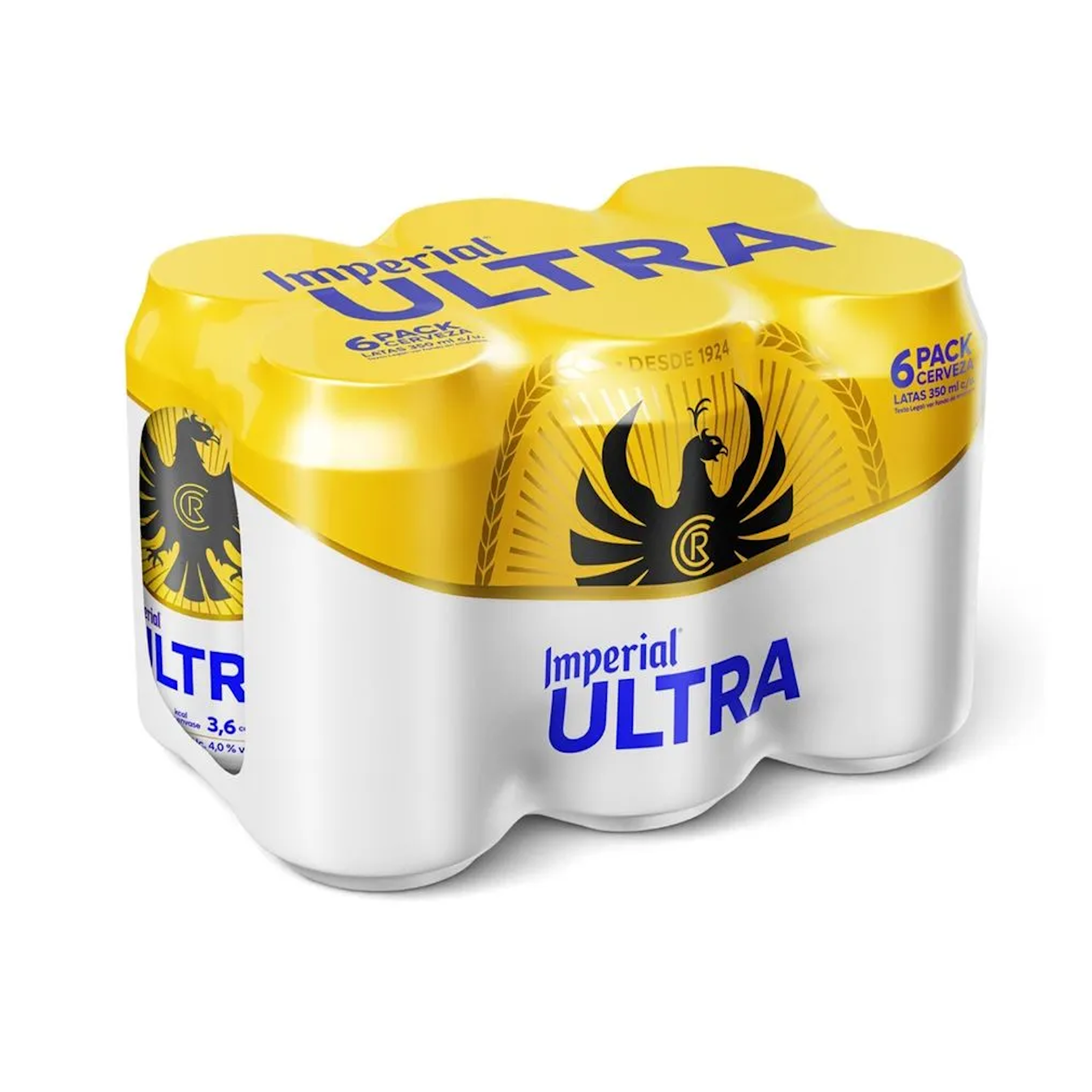 Imperial Ultra Cerveza Lata 6 Pack 355 Ml