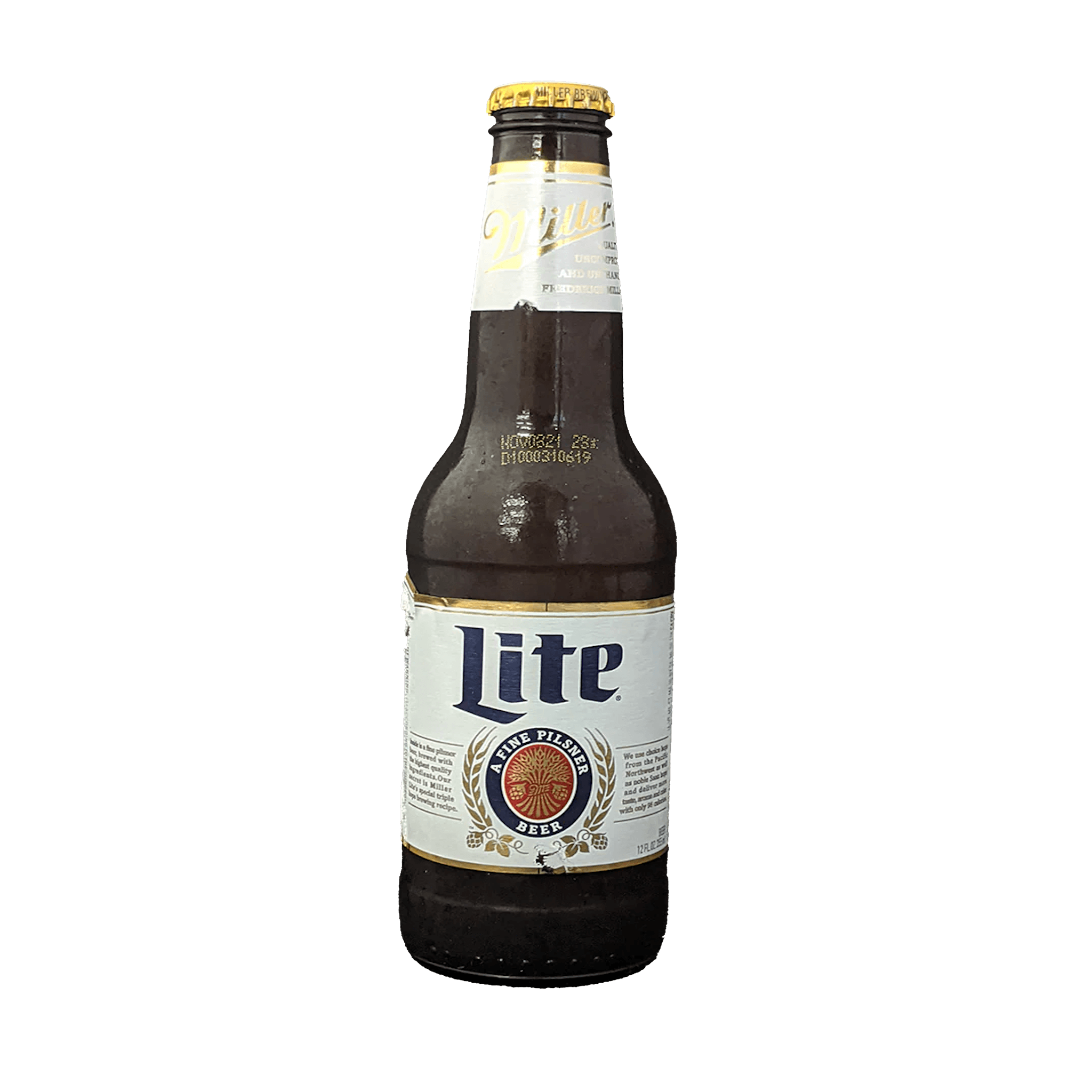 Miller Lite Beer 330 Ml Glass - Smooth Light Lager