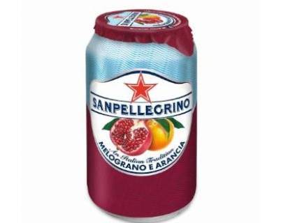 San Pellegrino Melograno Arancia 330Ml Lata