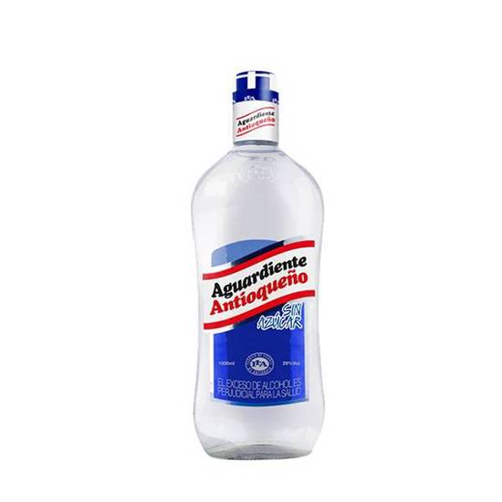Aguardiente S/Azucar 29% Vol 1000Ml
