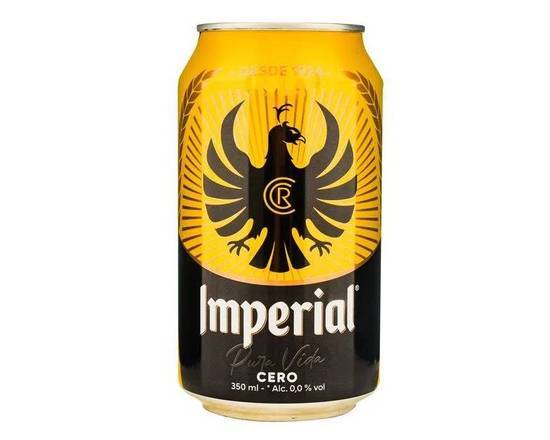 Imperial Cero Cerveza Lata 355 Ml