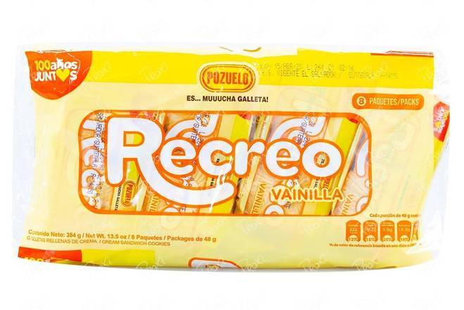 Galletas Recreo Vainilla 10Packs
