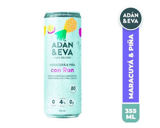 Adan & Eva Maracuyá & Piña Con Ron 355Ml
