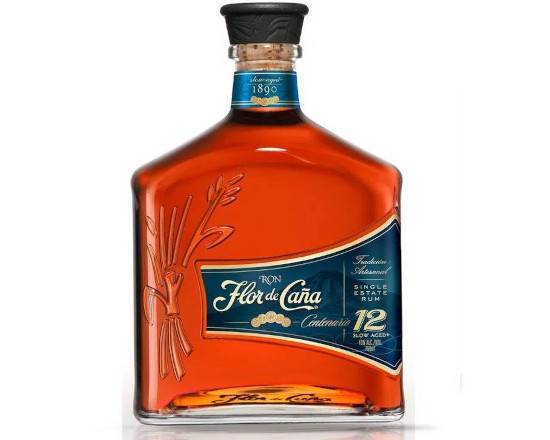 Flor de Caña Ron Añejo 12 Años (750 ml)