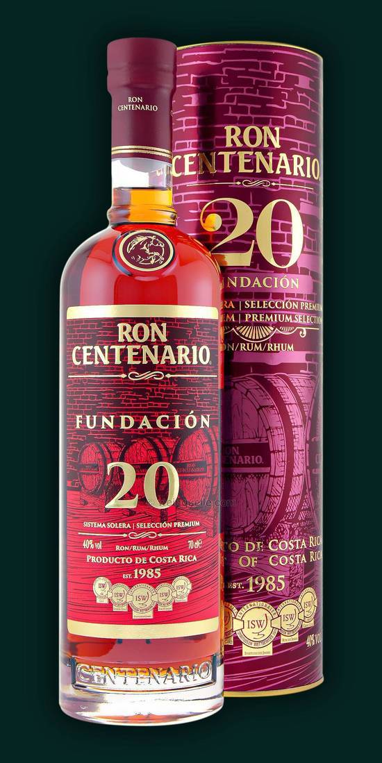 Centenario Run Añejo 20 Years 750 Ml