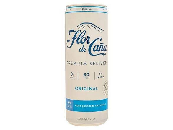 Flor De Caña Seltzer Original 355 Ml