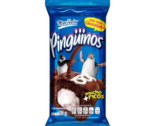 Pingüinos Pastelito Sabor Chocolate Con Relleno Cremoso (2 un)
