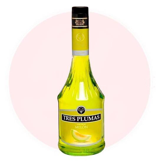 Tres Plumas Licor De Melón (700 ml)