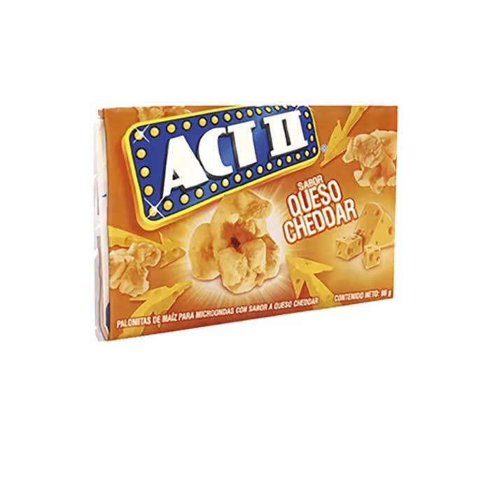 Palomitas ACT II Queso Cheddar 96g