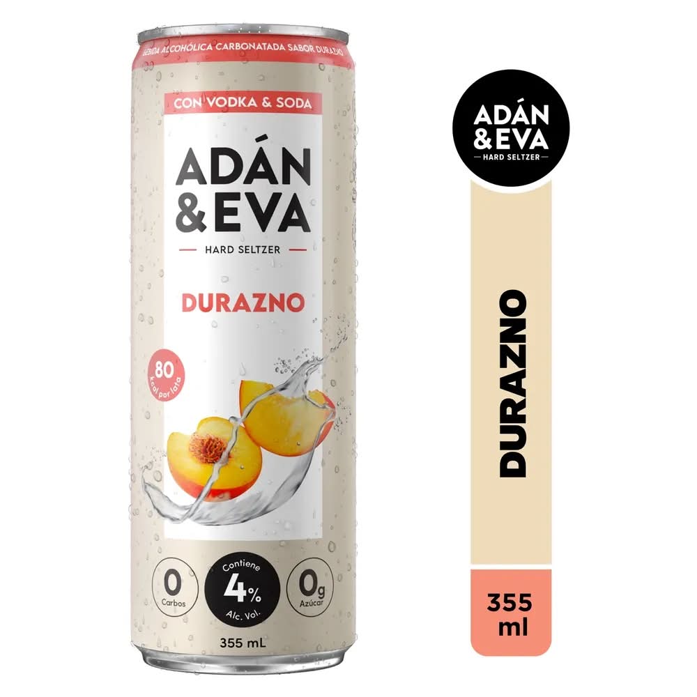 BEBIDA ADAN Y EVA DURAZNO 355ML