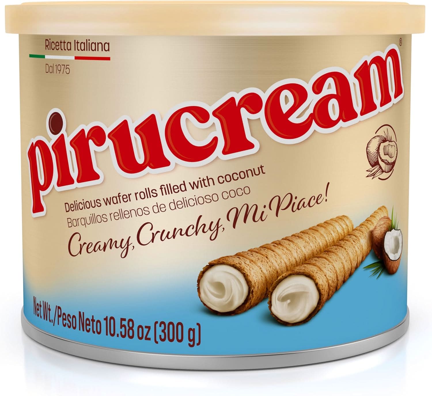 Barquillos Pirucream Coco 155g