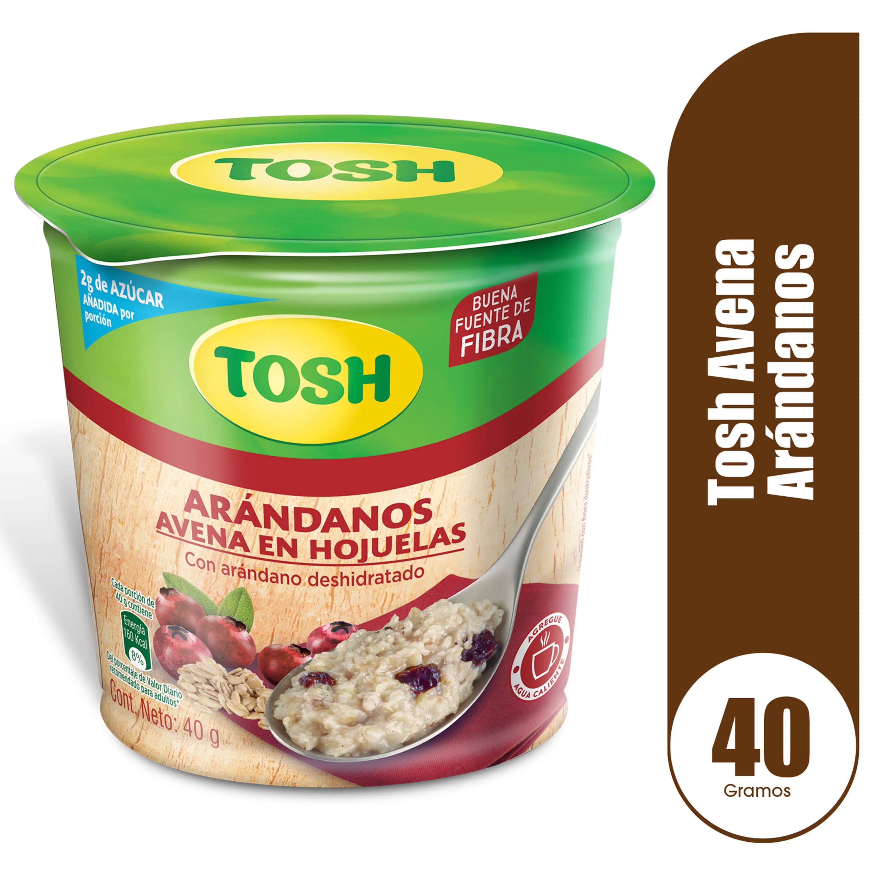 TOSH CUP AVENA ARANDANOS 40G