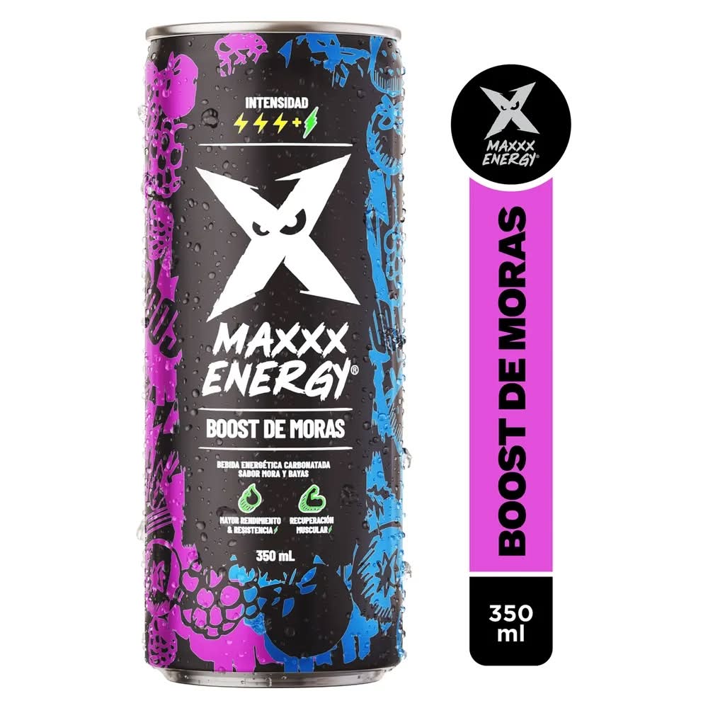 Bebida Maxx Energy Boost De Moras 350ml
