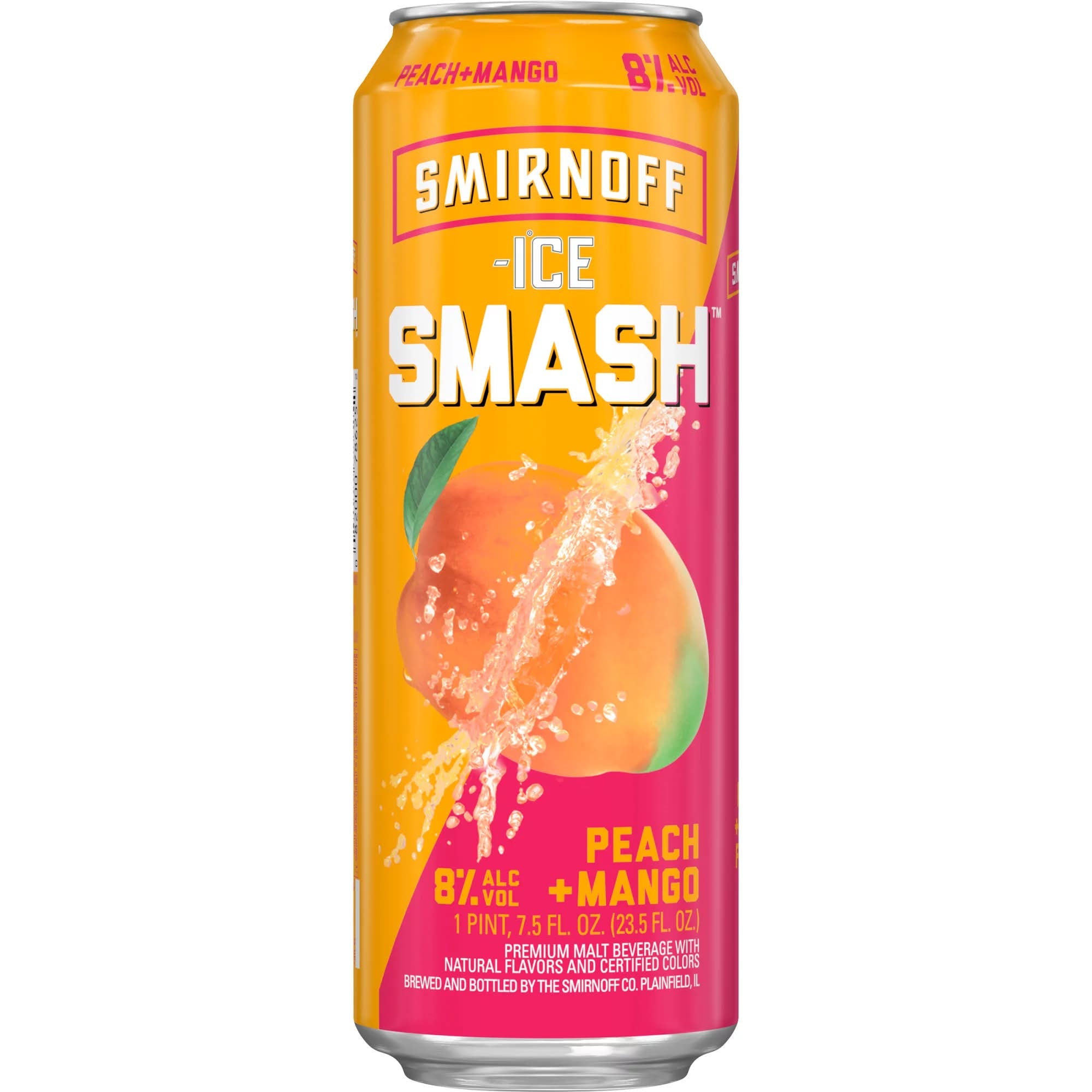 Bebida Smirnoff Smash Peach Mango 355ml